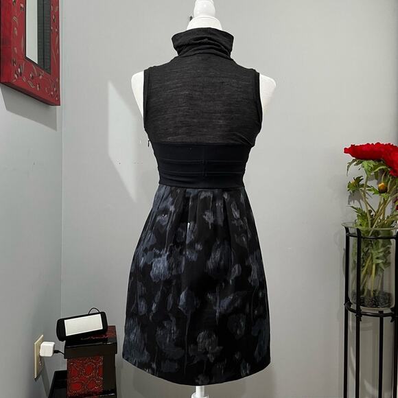 NEW Theory Wool Cotton Classic Tailored Structured Fit Flare Sleeveless Dress 0 - Picture 7 of 16